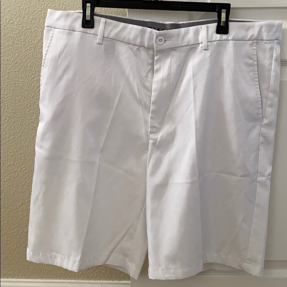 Bright White Greg Norman Golf Shorts